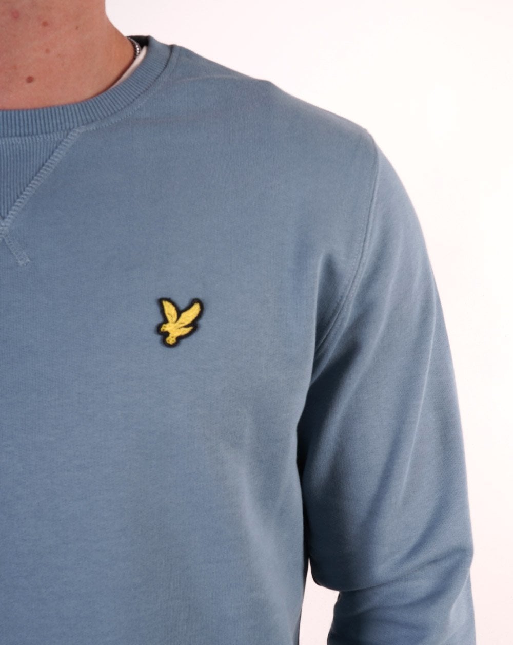 Lyle &amp; Scott Rundhals-Sweatshirt Skipton Blau