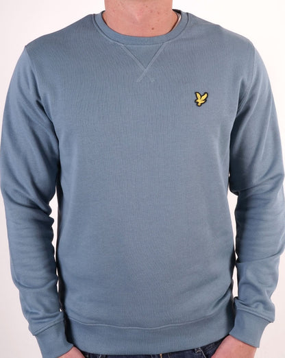 Lyle &amp; Scott Rundhals-Sweatshirt Skipton Blau
