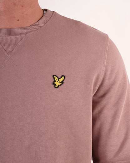 Lyle &amp; Scott – Sweatshirt mit Rundhalsausschnitt, Dunkelrosa