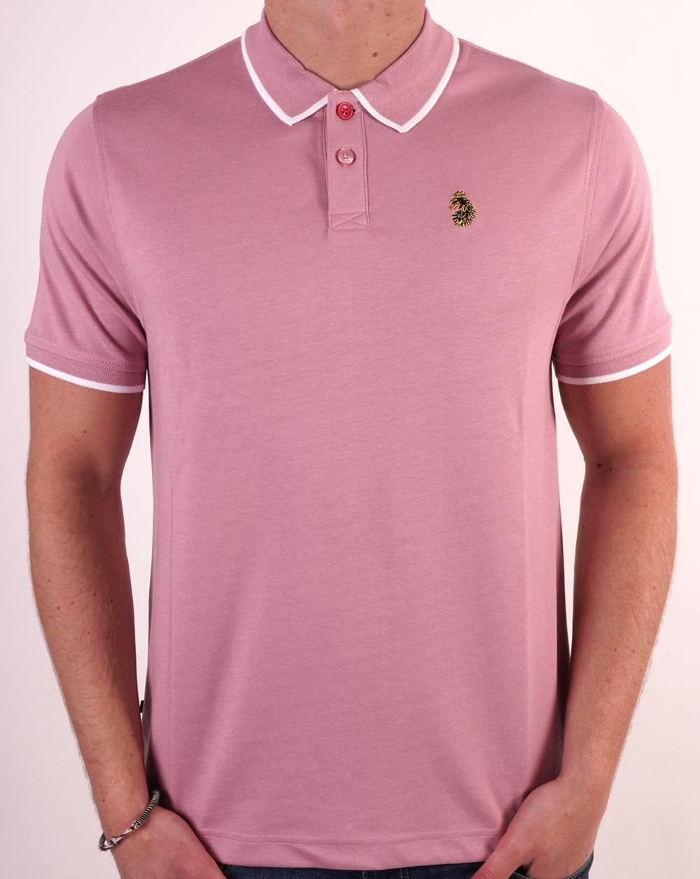 Luke Sport Meadtastic Poloshirt Pink