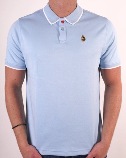 Luke Sport Meadtastic Poloshirt Himmelblau