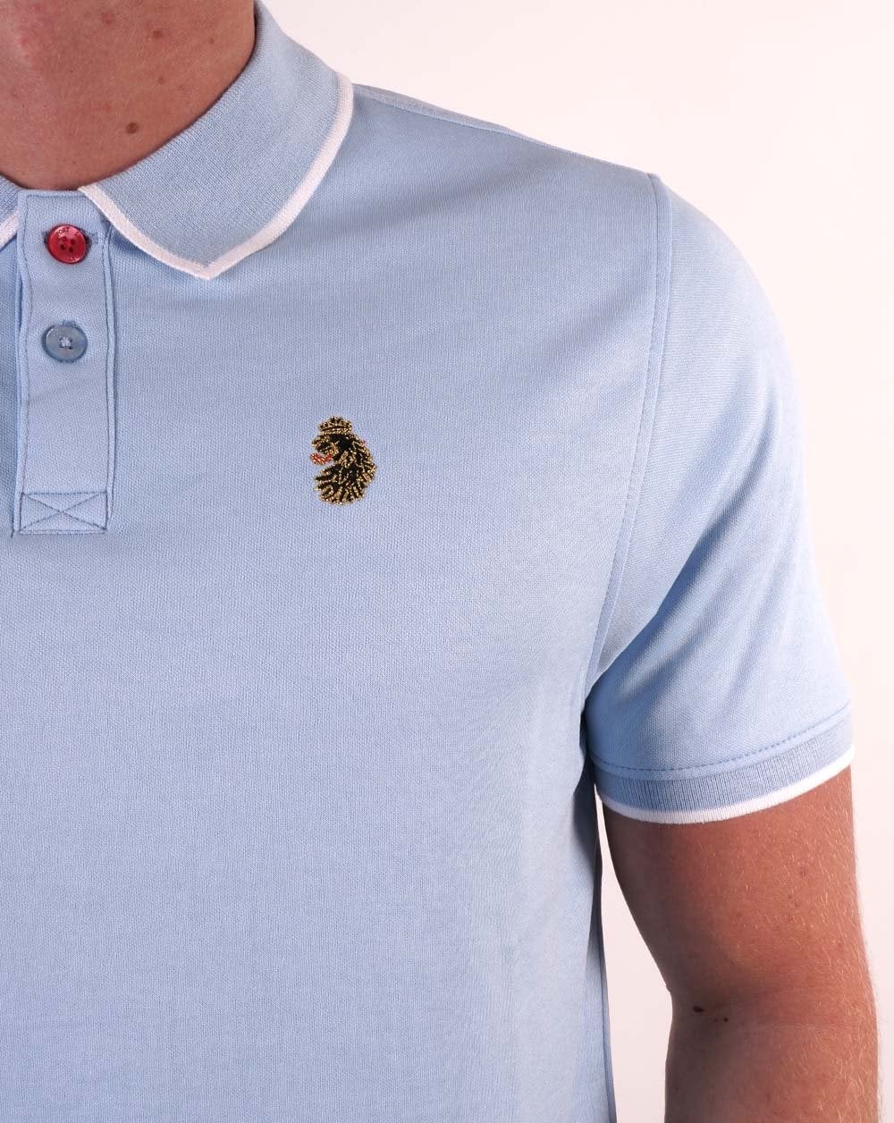 Luke Sport Meadtastic Poloshirt Himmelblau