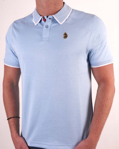 Luke Sport Meadtastic Poloshirt Himmelblau
