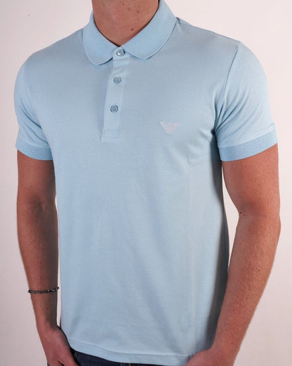 Emporio Armani Beach Poloshirt Hellblau