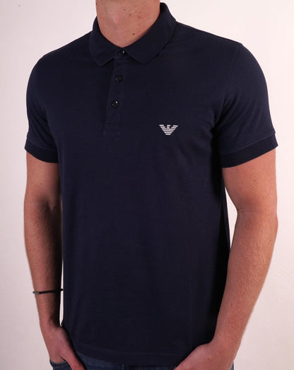 Emporio Armani Beach Poloshirt, Marineblau