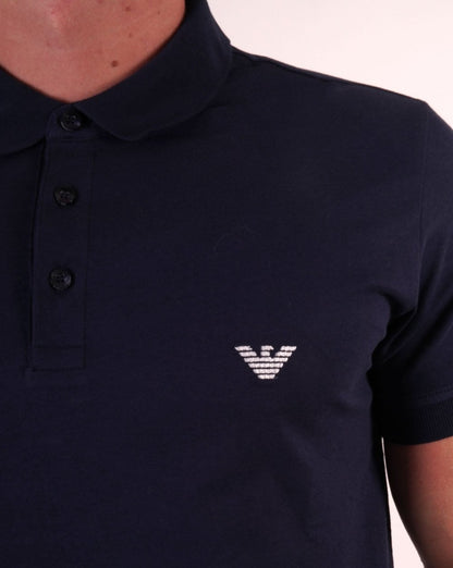 Emporio Armani Beach Poloshirt, Marineblau