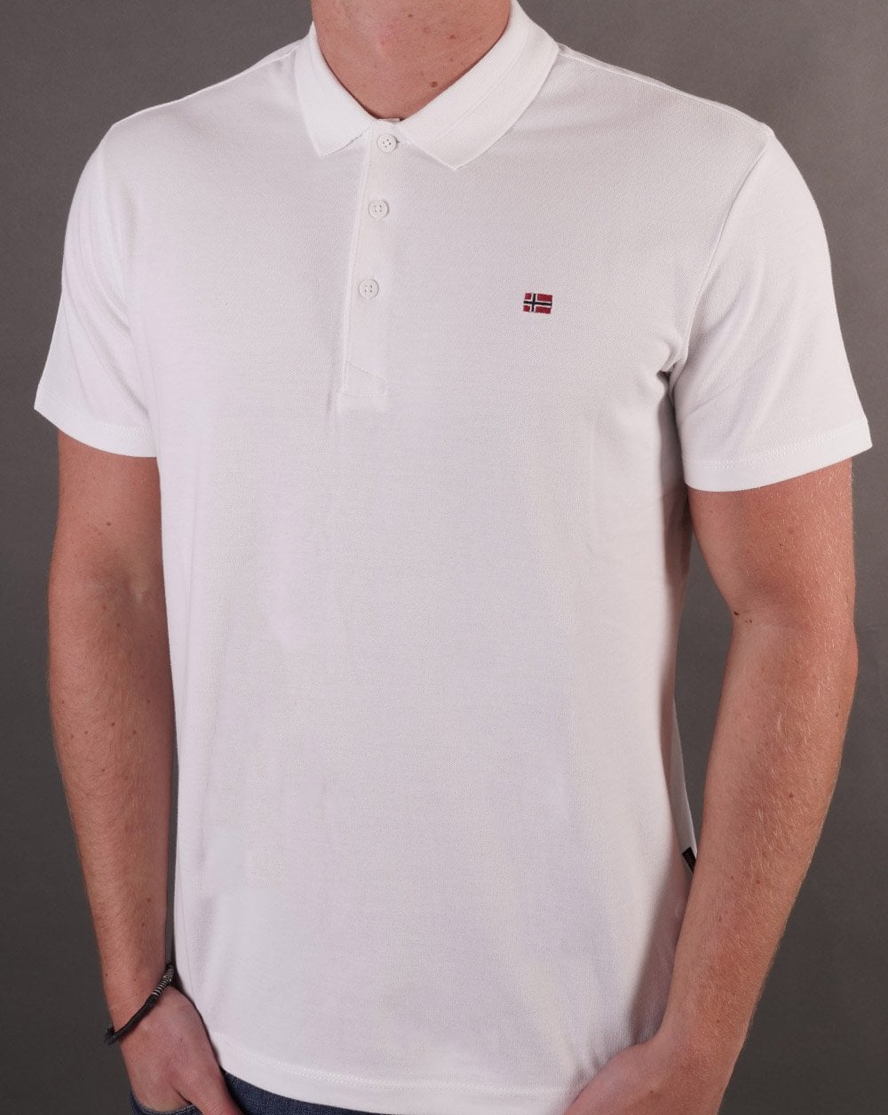 Napapijri Ealis Poloshirt Weiß