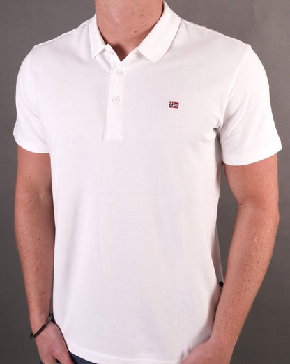 Napapijri Ealis Poloshirt Weiß