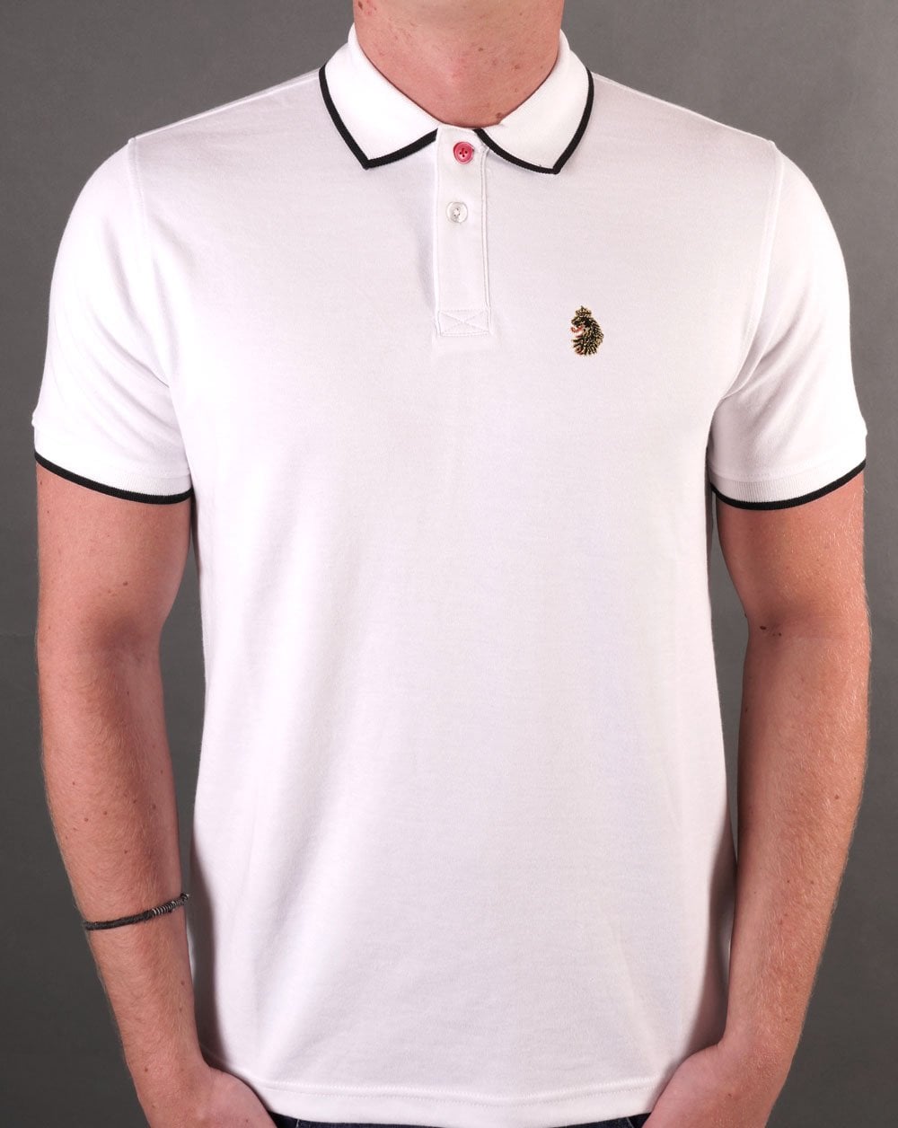 Luke Sport Meadtastic Poloshirt Weiß