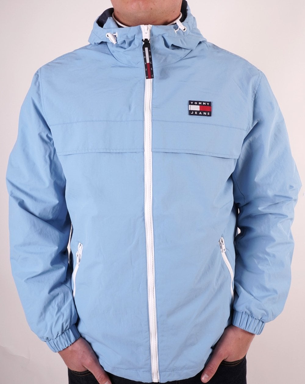 Tommy Jeans Chicago Windjacke Himmelblau