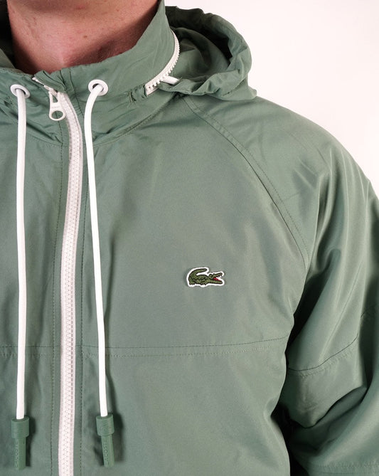 Lacoste Lacoste – Jacke mit durchgehendem Reißverschluss, Aschgrün