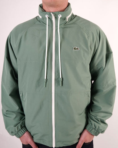 Lacoste – Jacke mit durchgehendem Reißverschluss, Aschgrün