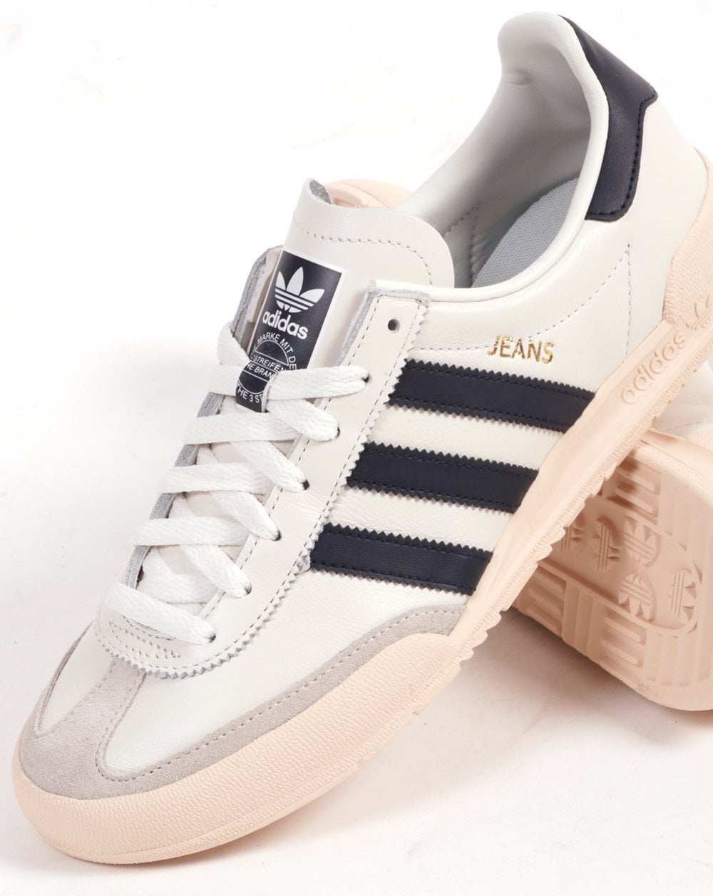 Adidas Jeans Sneaker Kreideweiß / Marineblau