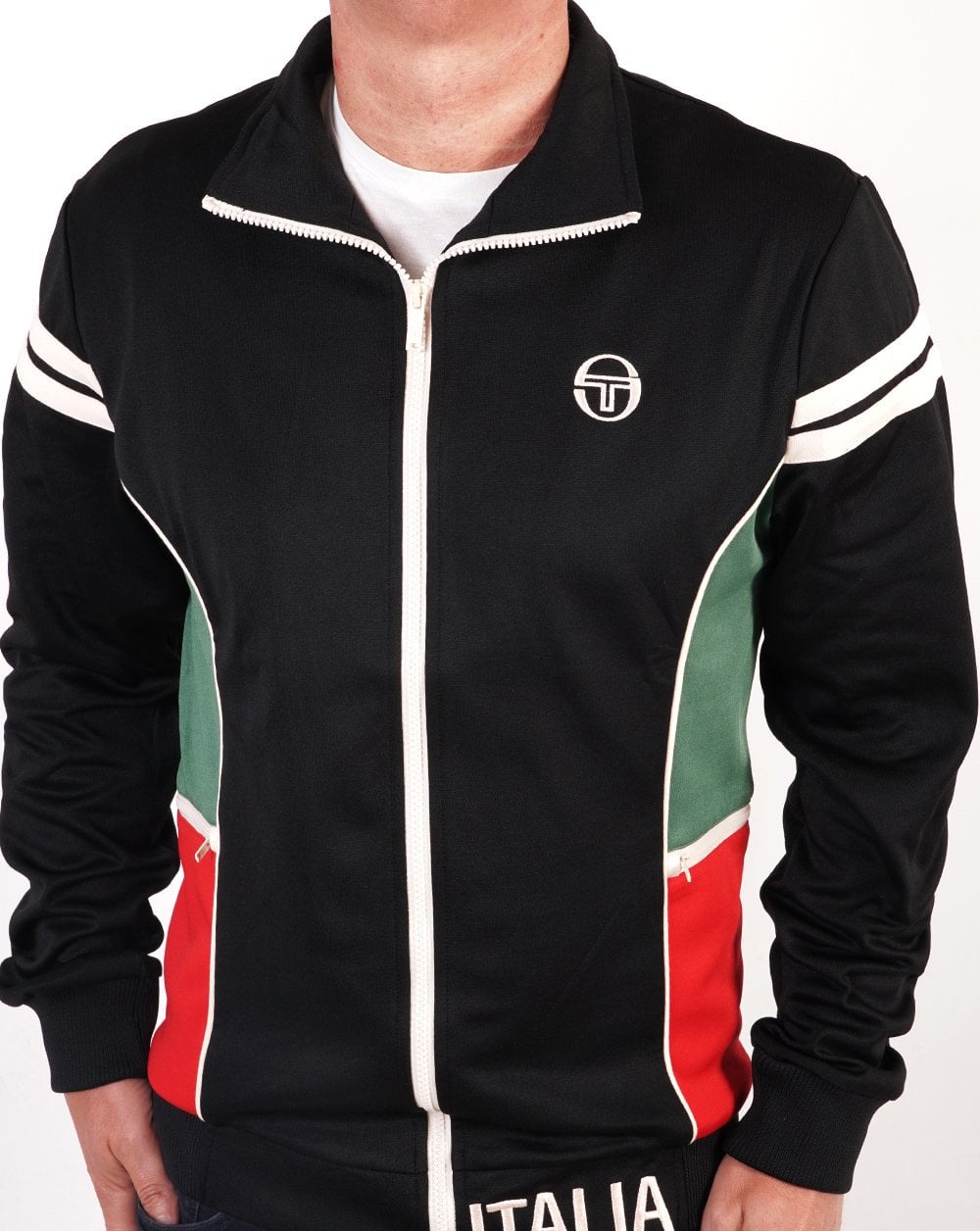 Sergio Tacchini Team Trainingsjacke Schwarz