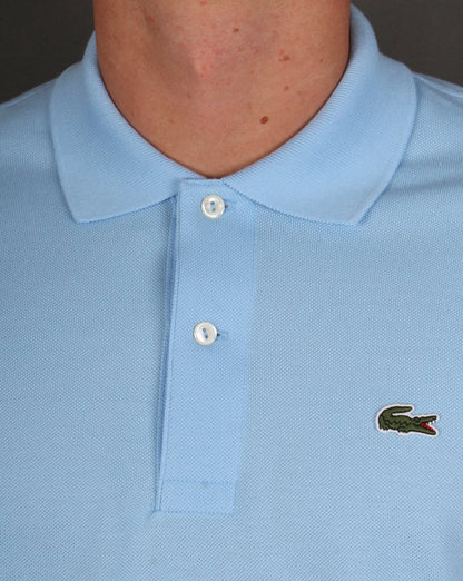 Lacoste – Klassisches Poloshirt, Himmelblau