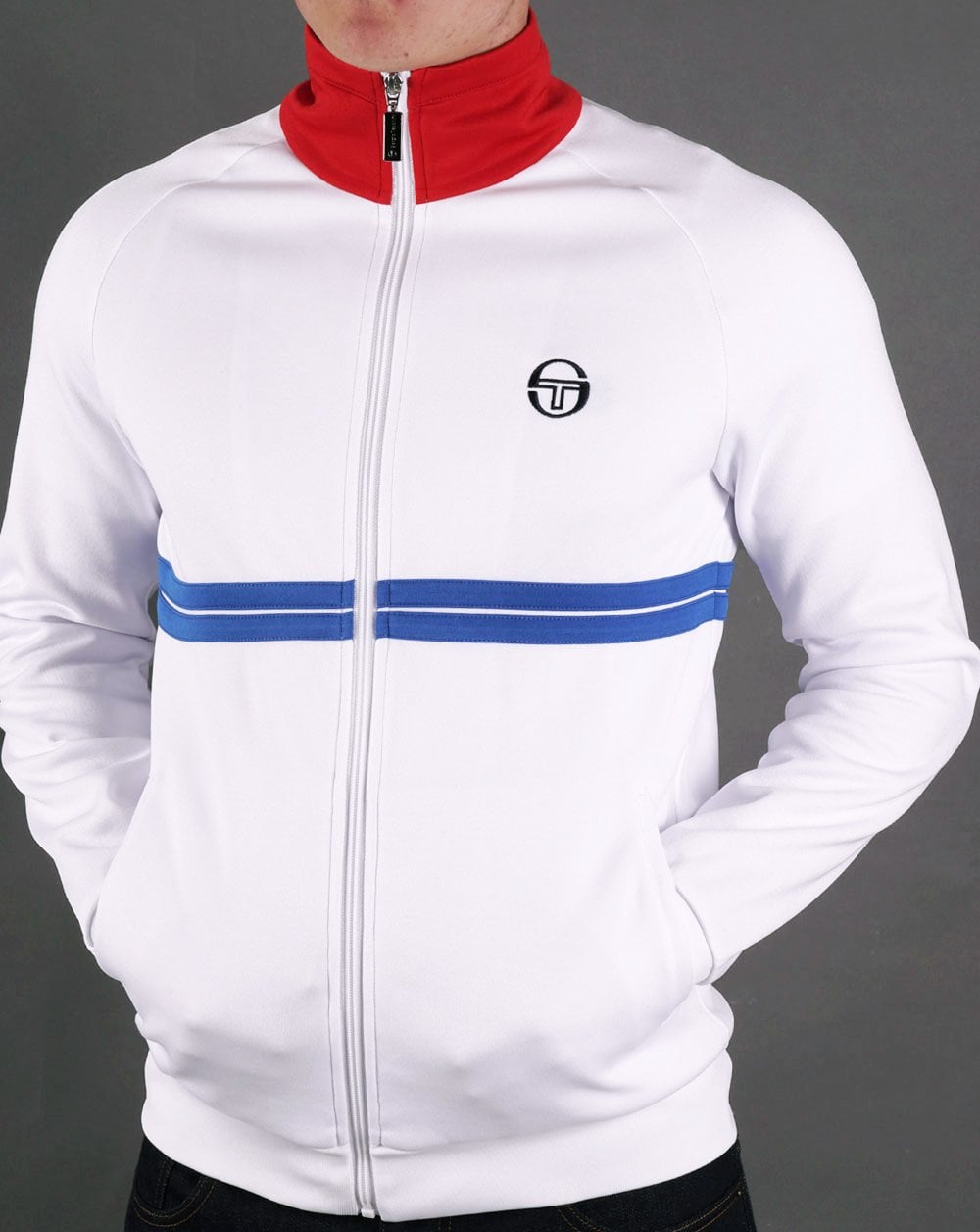 Sergio Tacchini Dallas Trainingsoberteil Weiß