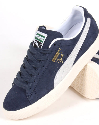 Puma Clyde Trainer Marineblau