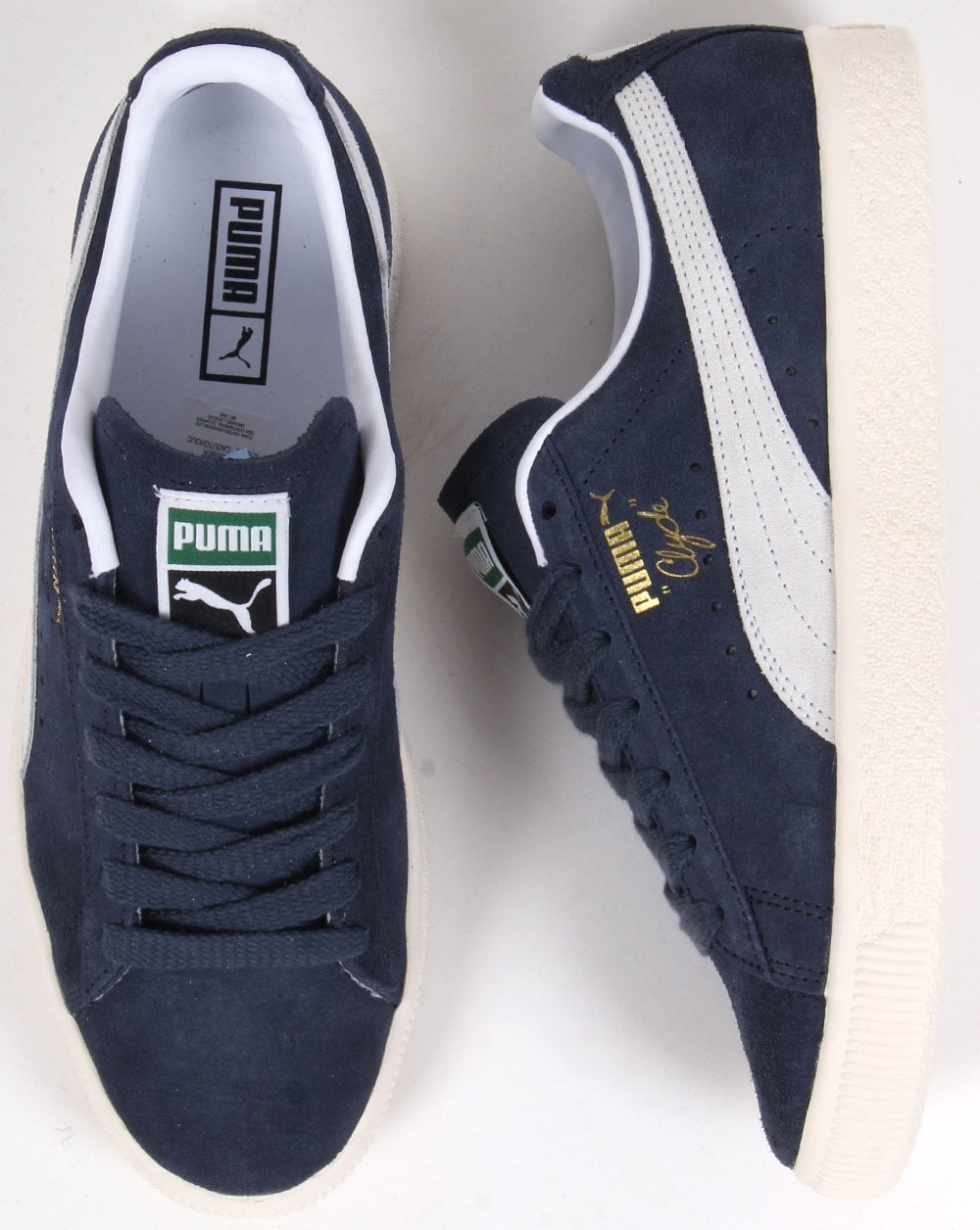 Puma Clyde Trainer Marineblau