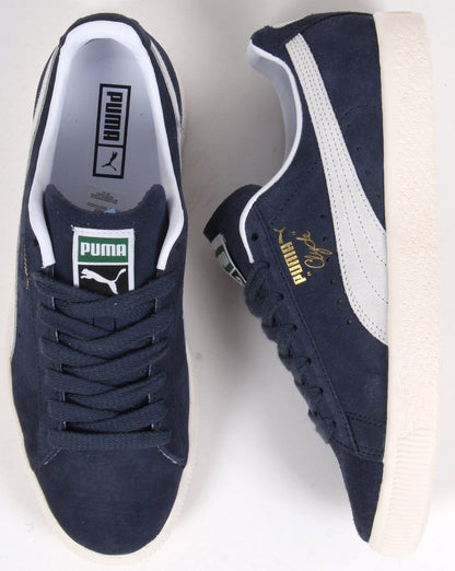 Puma Clyde Trainer Marineblau