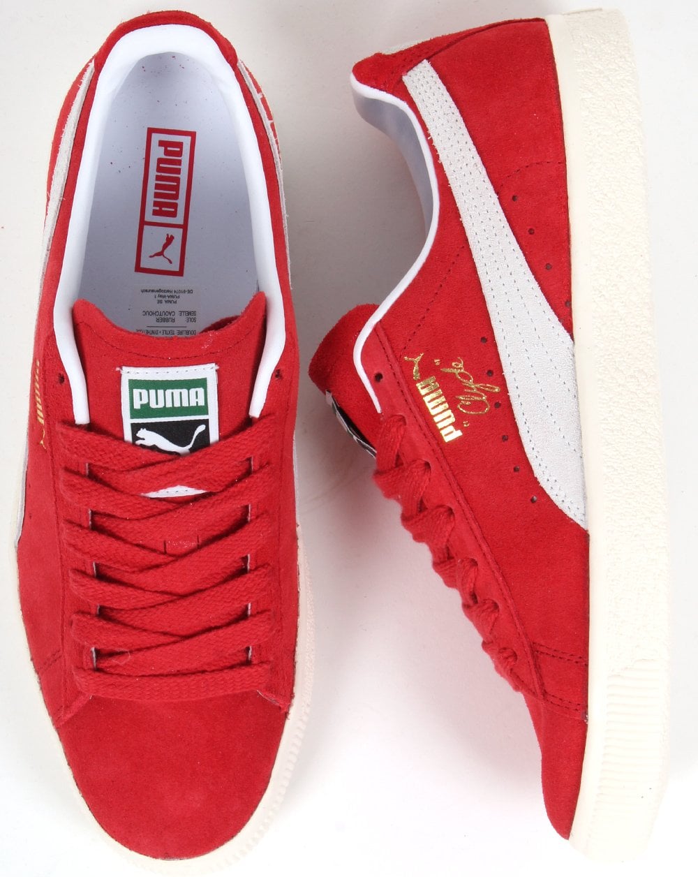 Puma Clyde Trainer All Time Rot