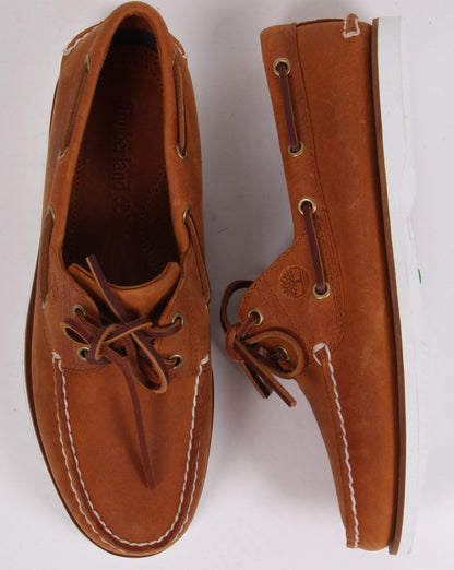 Timberland Classic 2-Ösen-Bootsschuh Orange Tan
