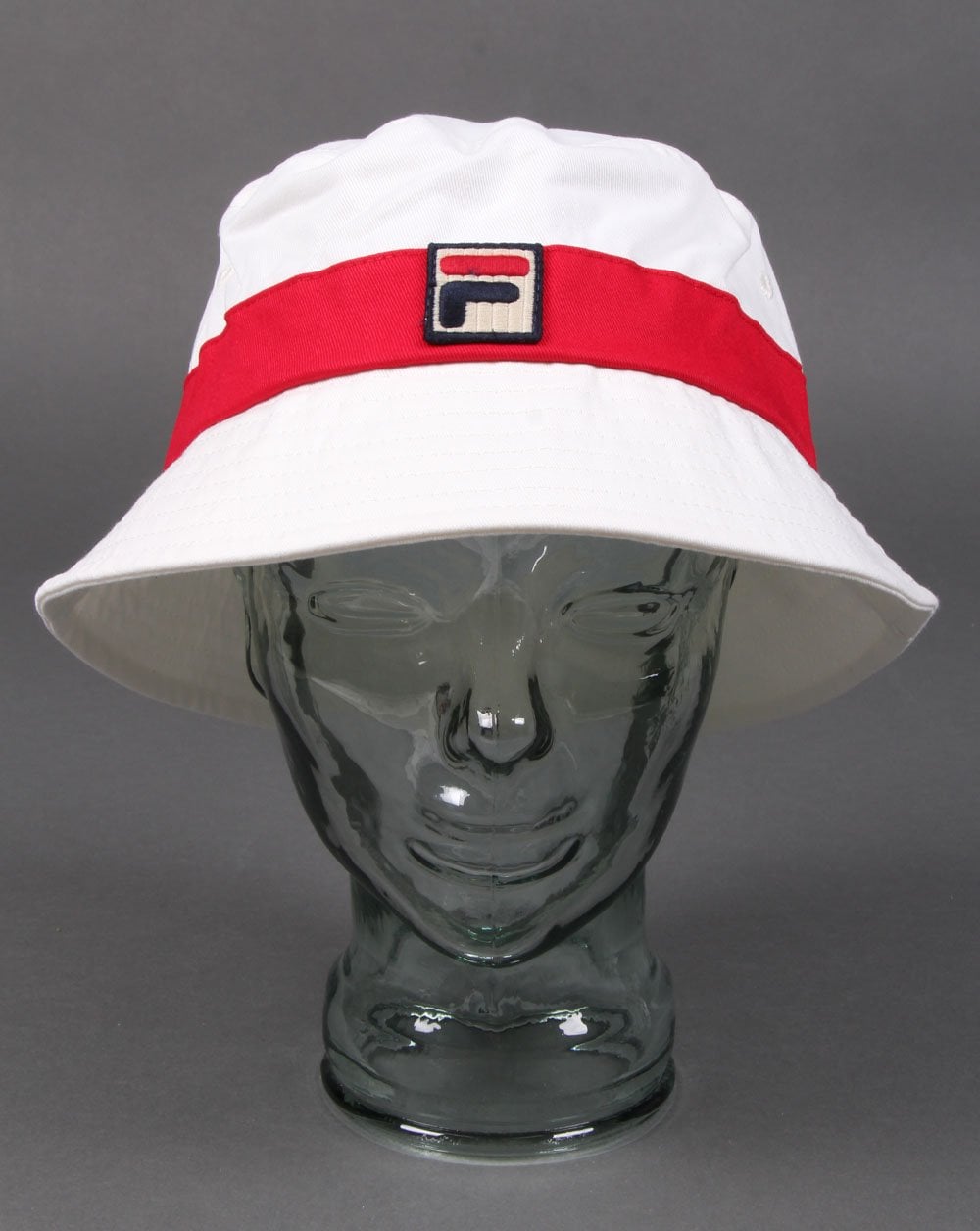 Fila Vintage Tabbs Fischerhut Gardenia/Rot