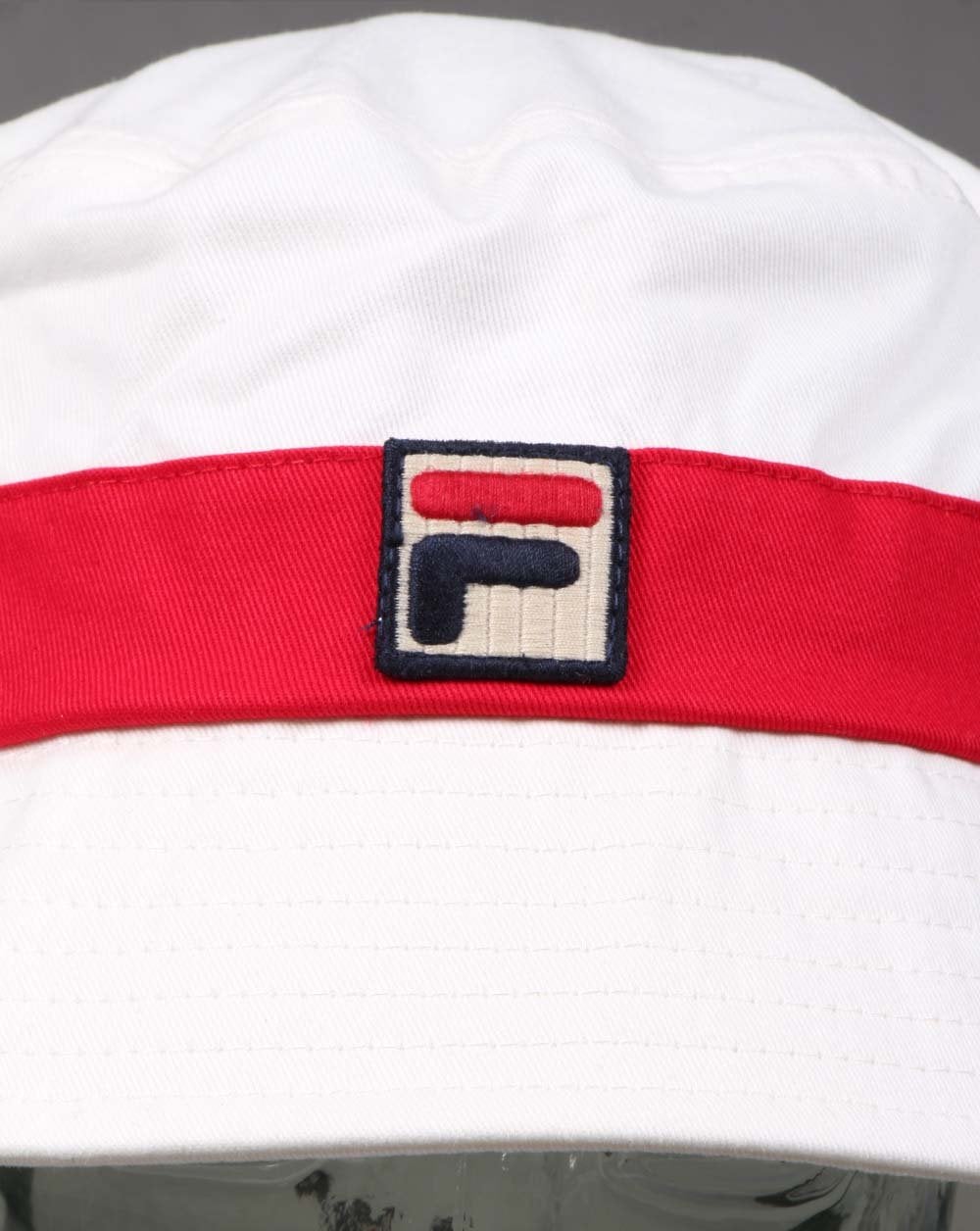 Fila Vintage Tabbs Fischerhut Gardenia/Rot