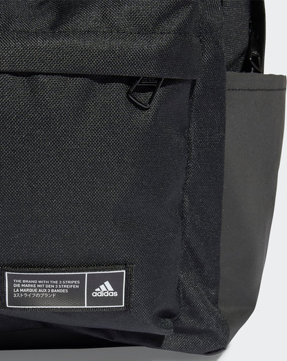 Adidas Originals – Klassischer Rucksack mit 3 Streifen, Schwarz