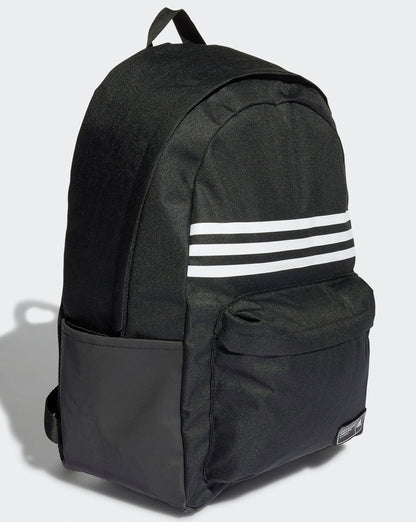 Adidas Originals – Klassischer Rucksack mit 3 Streifen, Schwarz