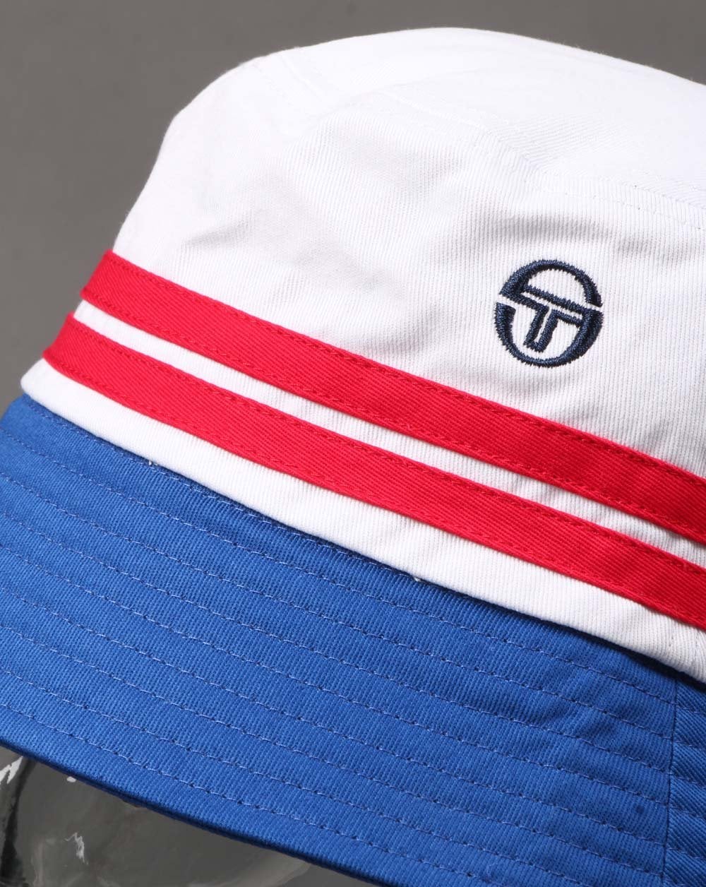 Sergio Tacchini Stonewoods Fischerhut Weiß/Königsblau