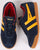 Gola Harrier Suede Trainer Navy / Golden Yellow