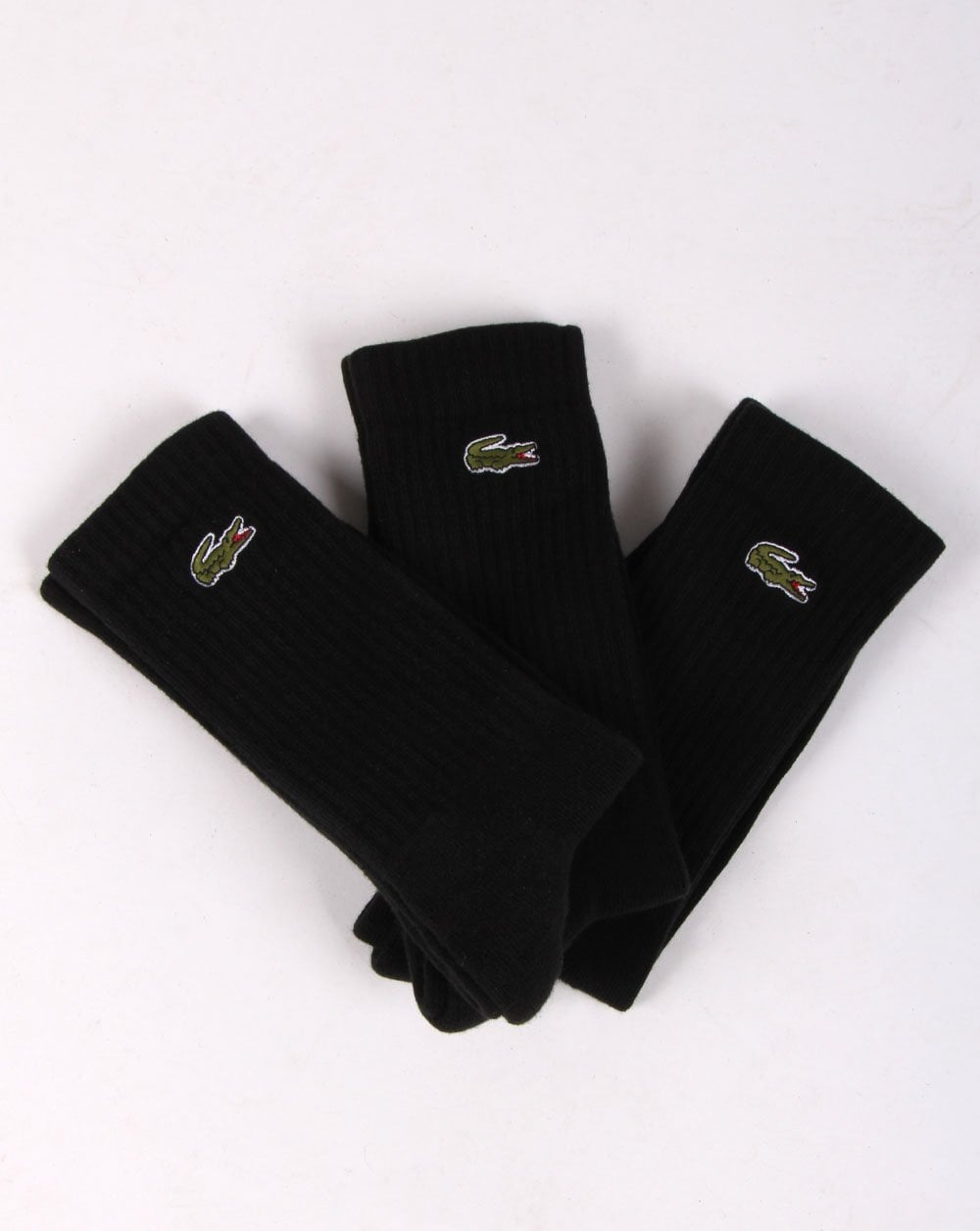 Lacoste Sportsocken Dreierpack Schwarz