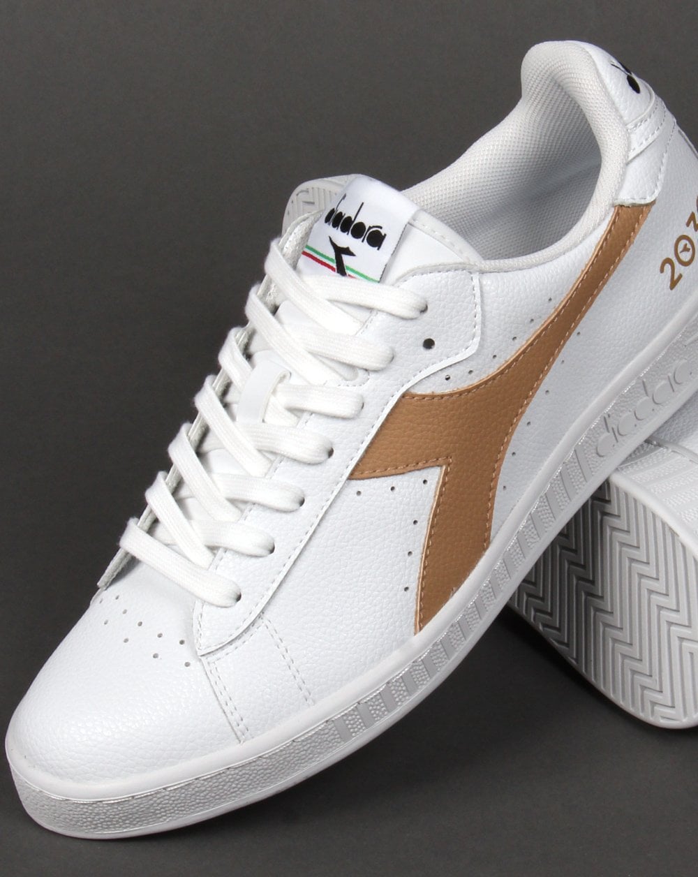 Diadora Game L Low Sneaker Weiß/Bronze