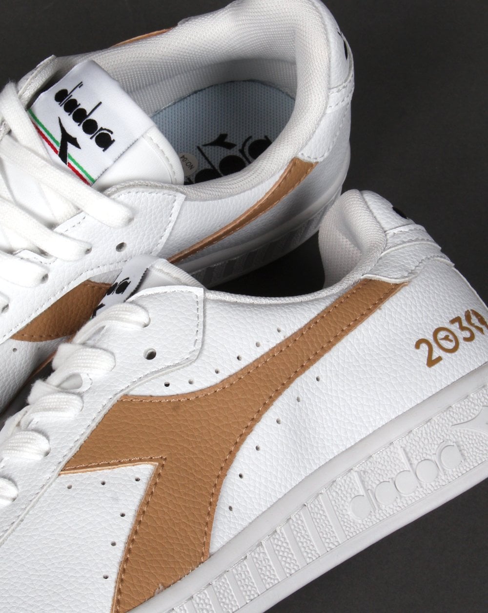 Diadora Game L Low Sneaker Weiß/Bronze