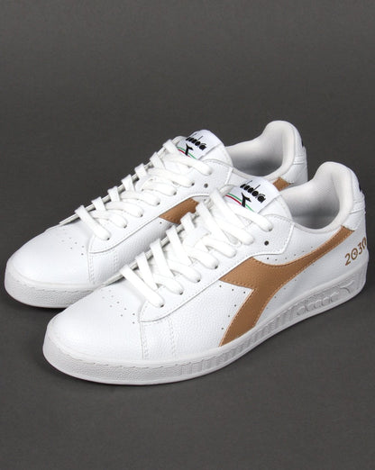 Diadora Game L Low Sneaker Weiß/Bronze