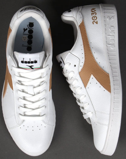 Diadora Game L Low Sneaker Weiß/Bronze