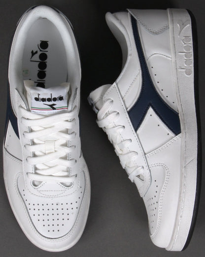 Diadora Magic Basket Sneaker Weiß/Marineblau