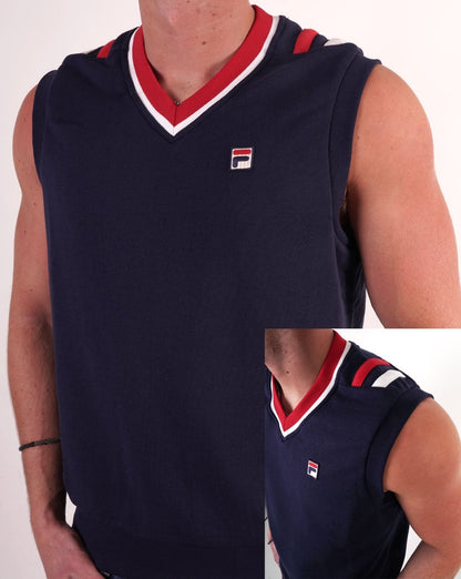 Fila Vintage Tank Sweatweste, Marineblau