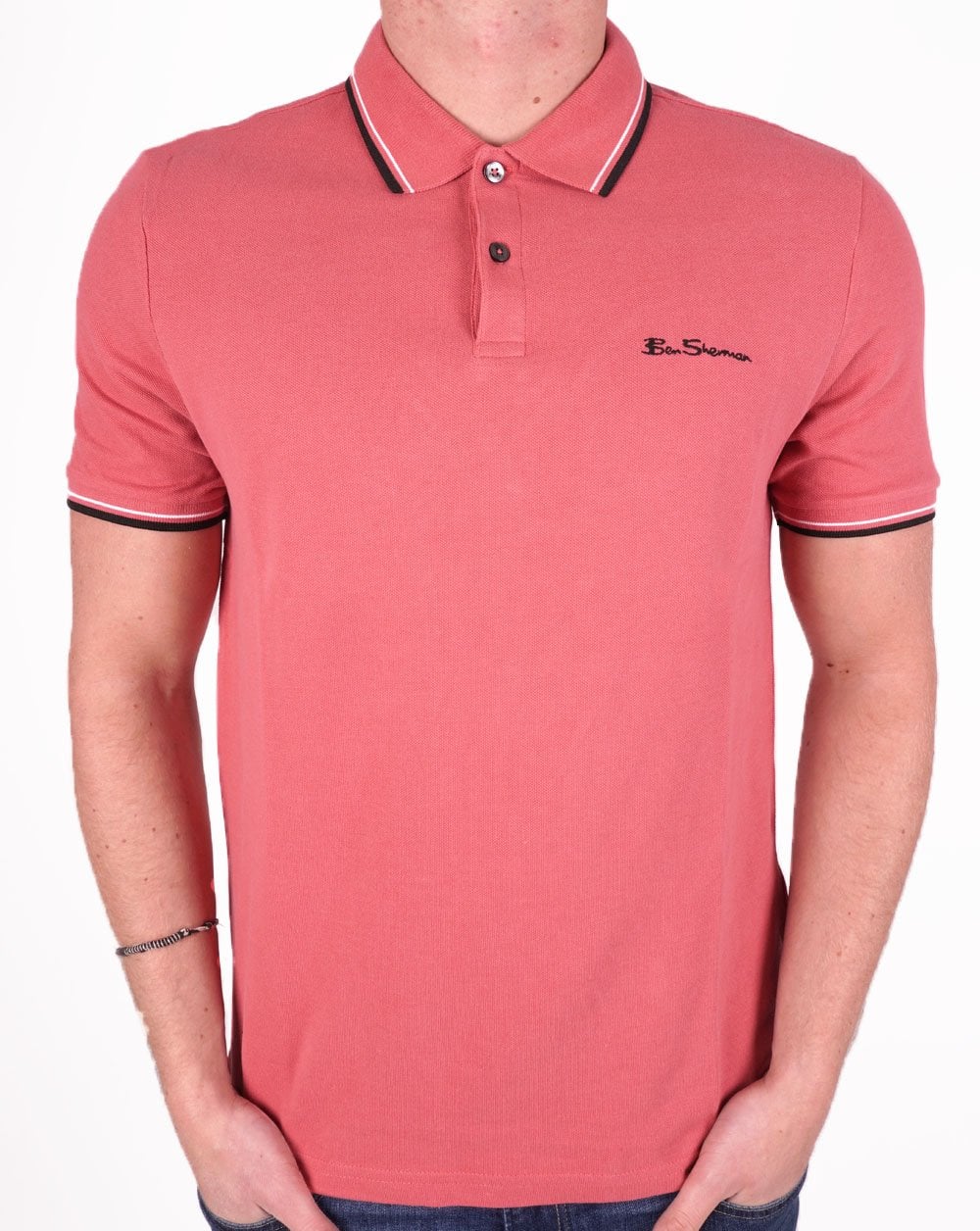 Ben Sherman Poloshirt Himbeere