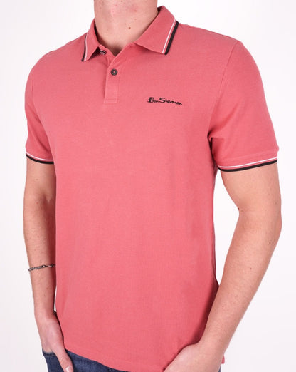 Ben Sherman Poloshirt Himbeere