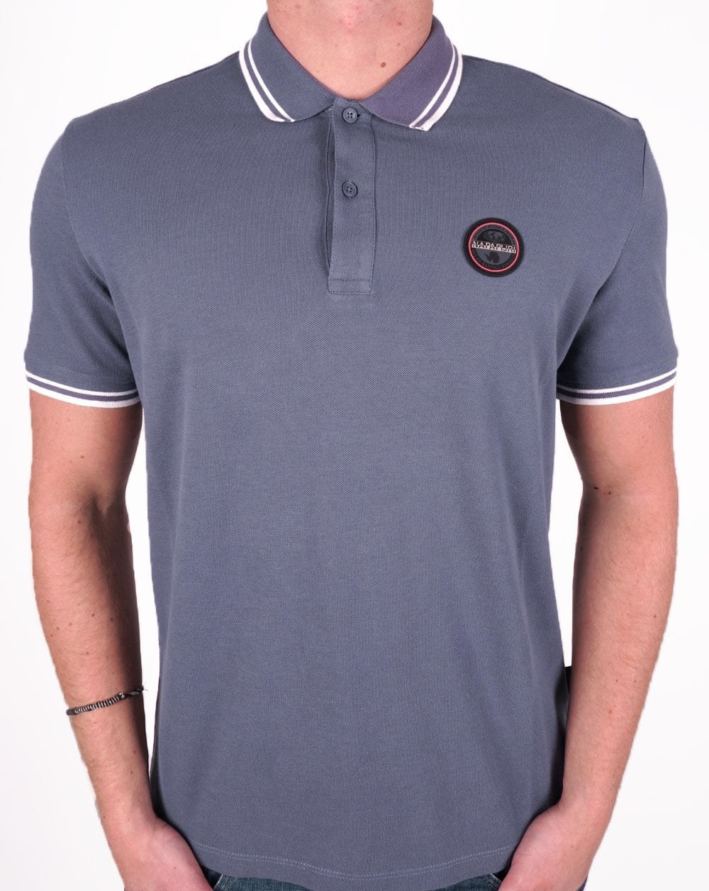 Napapijri Macas Polo Blau Grau