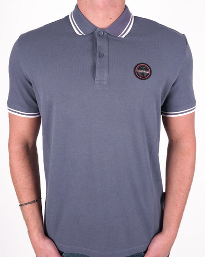 Napapijri Macas Polo Blau Grau