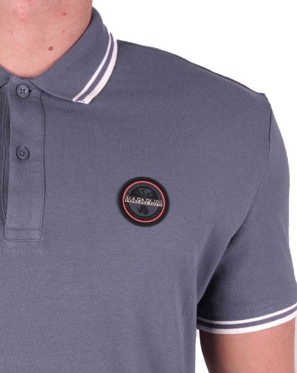 Napapijri Macas Polo Blau Grau
