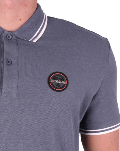 Napapijri Macas Polo Blau Grau