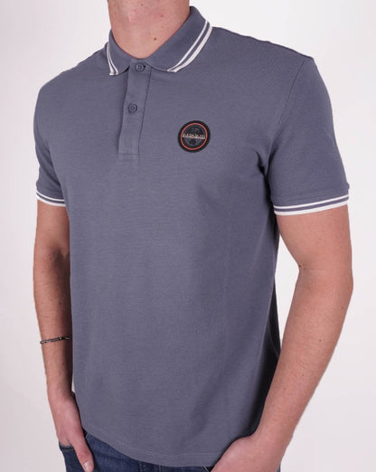 Napapijri Macas Polo Blau Grau