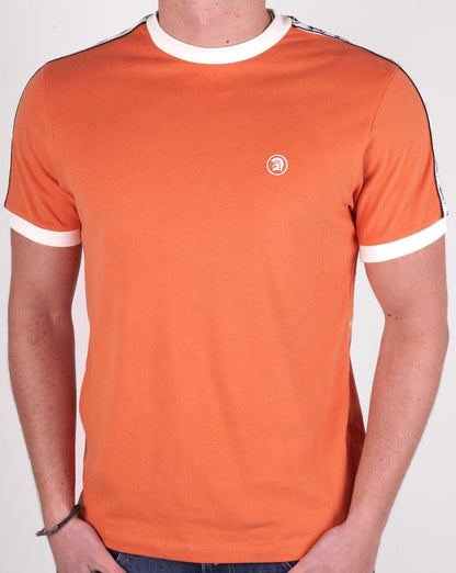Trojan T-Shirt mit verklebten Ärmeln Orange