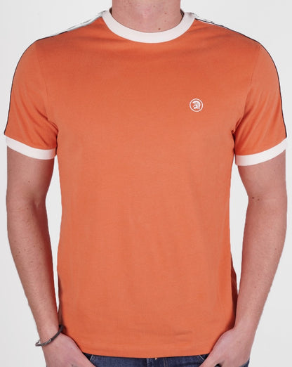 Trojan T-Shirt mit verklebten Ärmeln Orange