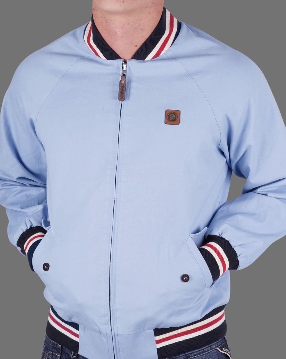 Trojan Monkey Jacke Himmelblau – 80's Casual Classics