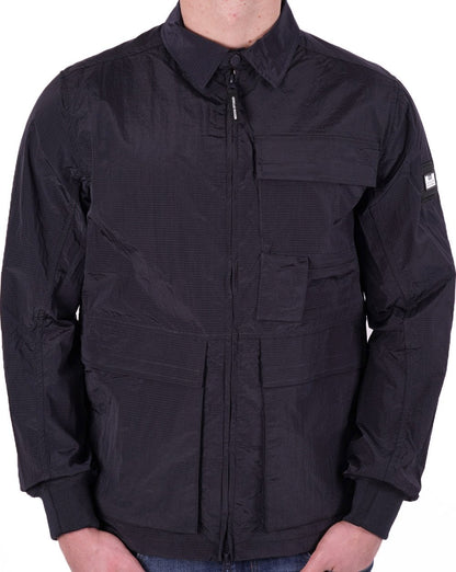 Weekend Offender Kell Überhemd Marineblau
