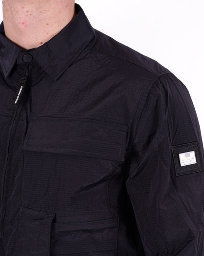 Weekend Offender Kell Überhemd Marineblau